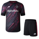Günstige Fußballtrikots AS Roma Kinder 3rd trikot 2022-23 Kurzarm